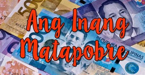 Ang Inang Matapobre (Maikling Kwento Tungkol sa .